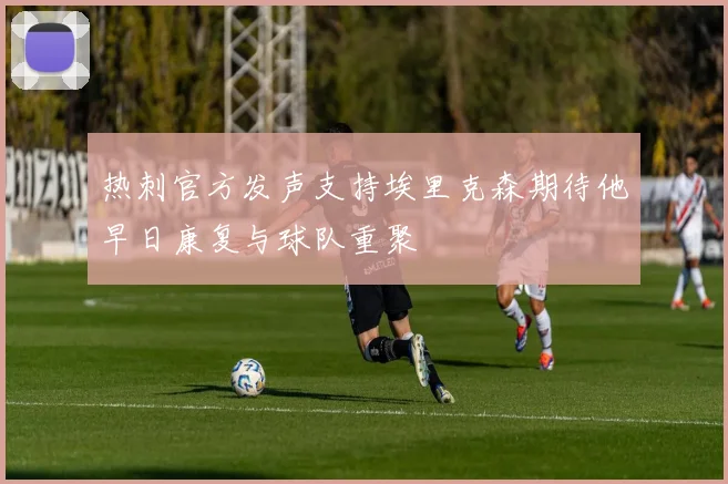热刺官方发声支持埃里克森期待他早日康复与球队重聚
